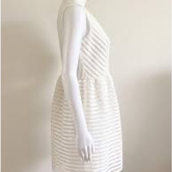 Bar III - Womens Illusion-Stripe Fit & Flare Dress - Size 10 NWT - Picture 8 of 12